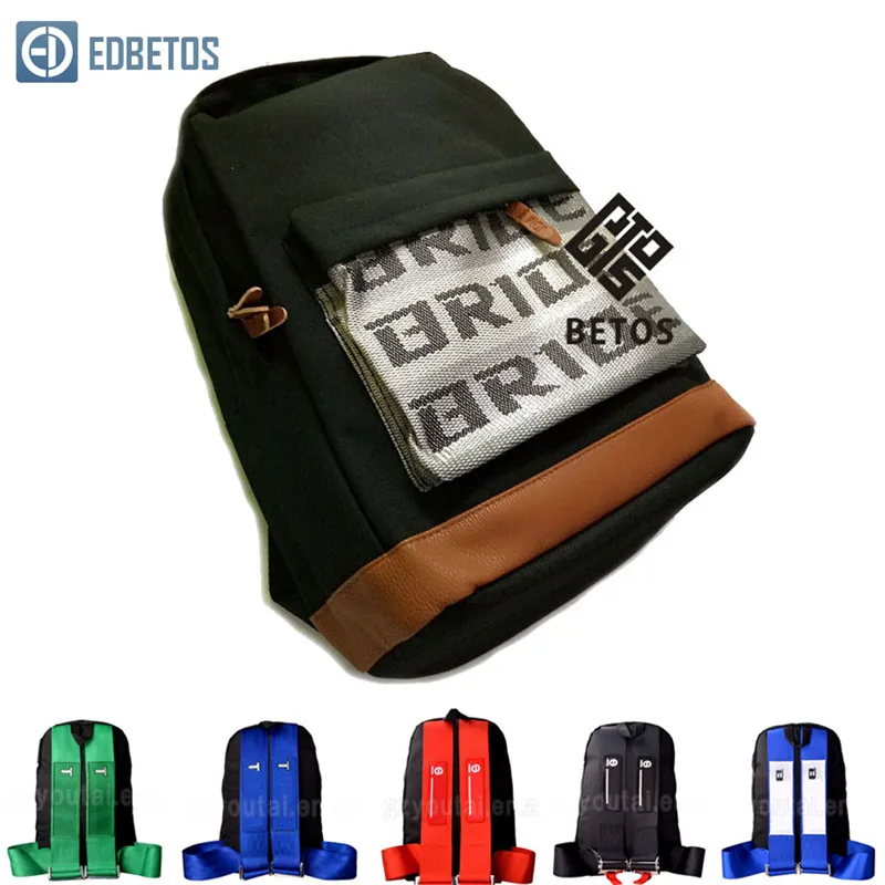 Тканевый школьный рюкзак в стиле ремней Холщовый Рюкзак для автомобиля сумка