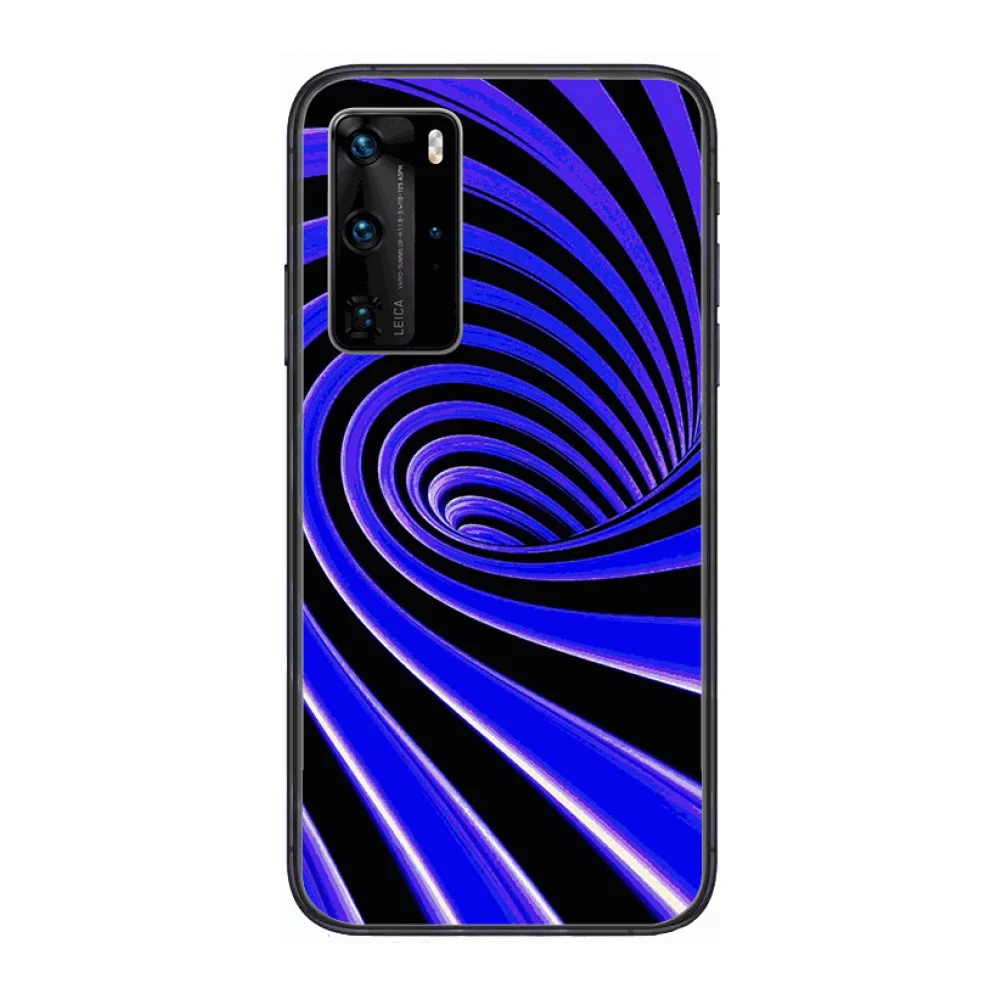 

Vision Attract Phone Case For Huawei P 40 30 20 10 Lite Smart Z Pro Black Etui Coque Painting Hoesjes comic fashion