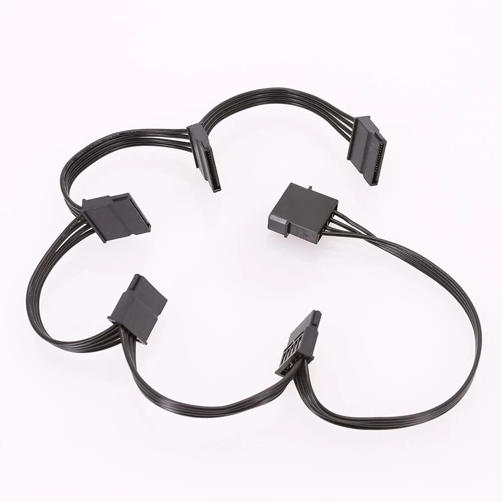 Кабель разветвитель CHIPAL 60 см 1 4 контакта IDE на 5 15 контактов SATA|pci-e 1x|pci-e 1x to 16x1x 16x |