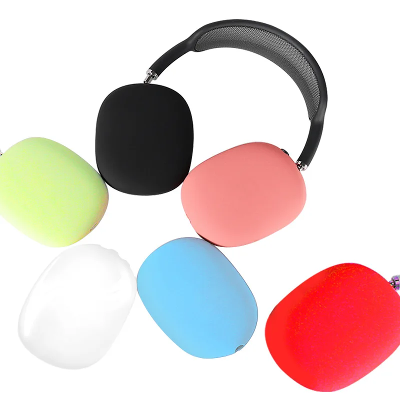 New Silicone case for Apple Airpods Max Earphone Headphone Cover Soft Bluetooth Wireless Protect Case for Airpods Max soft shell for apple airpods max luxury silicone case for airpod max accessories protection cover for airpods max earphone cases