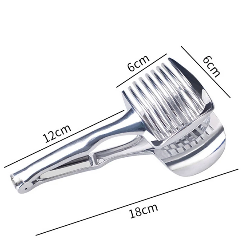 

Creative Slice Clip Fruit Vegetable Divider Lemon Slicer Potatoes Tomato Slicer Cut Fruit Tool Aluminum Alloy Kitchen Tools