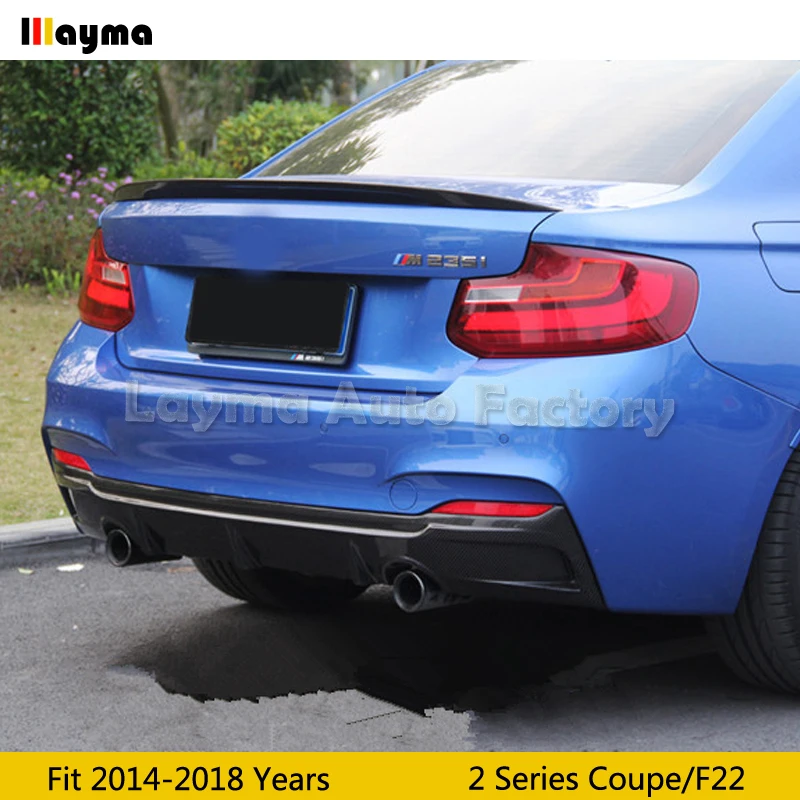 Стильный спойлер для заднего багажника из углеродного волокна BMW 2 серии Купе F22