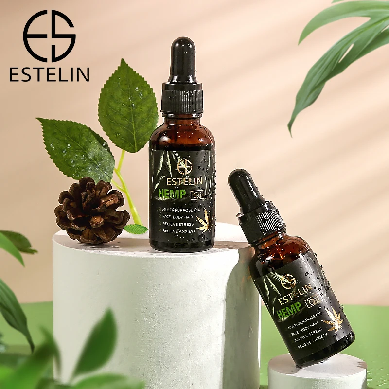

30ML Hemp Oil for Relieve Stress Improve Sleep Hair Care Skin Care Moisturizing Balance Massage Essence Hemp Seed Oil