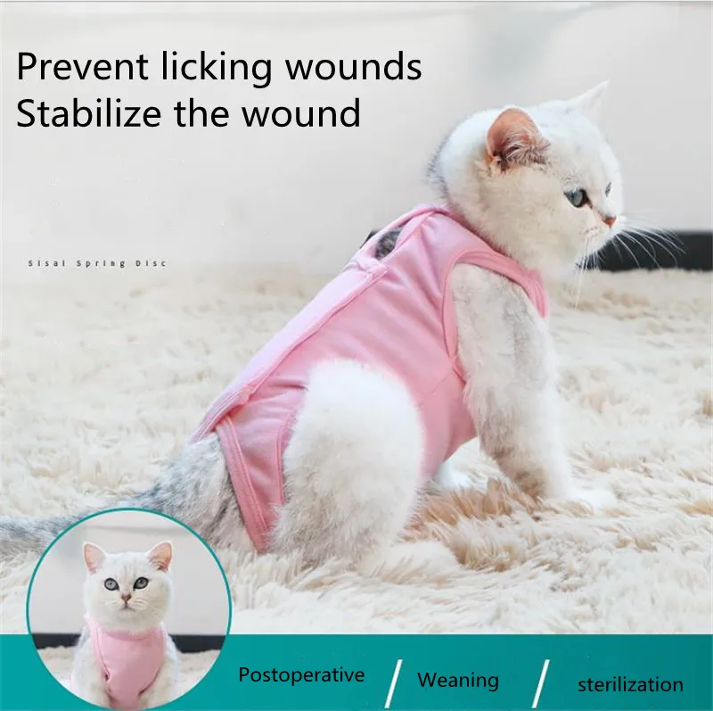 

Pet Cats Clothes,Cats Sterilization Clothes, Cats Clothes After Weaning and Sterilization,weaning and Surgery Clothes for Cats