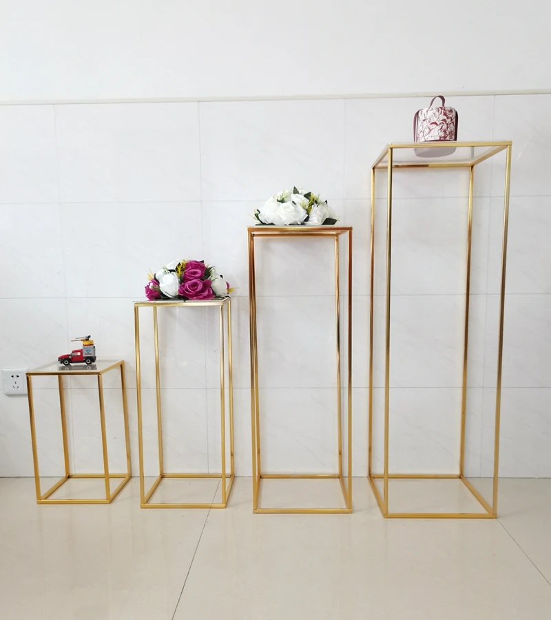 5 шт. железный круг арка цветок Plinth столб торт стенд воздушные шары поделки