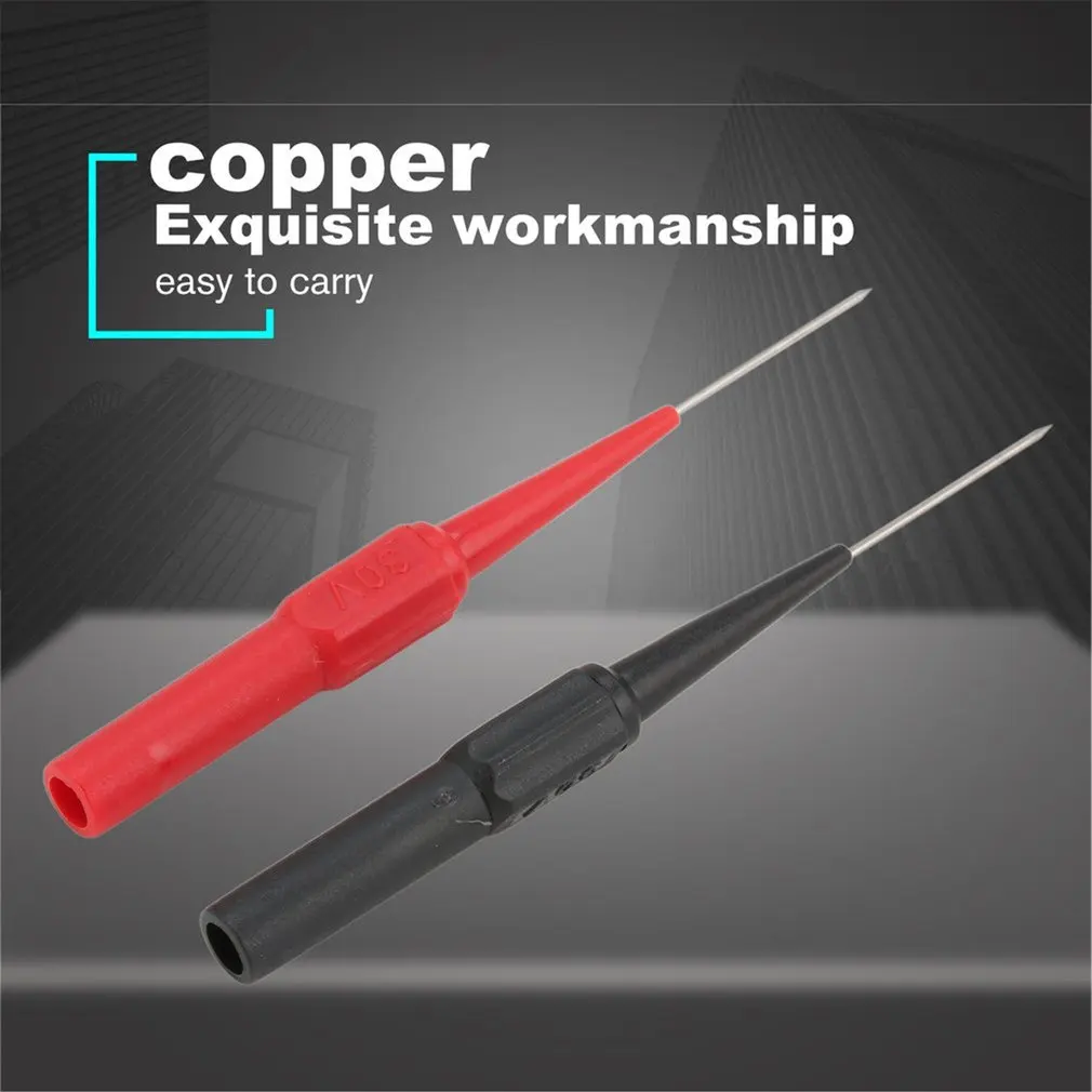 2 шт. 4 мм разъем медный Пробник из нержавеющей стали тестовая игла мультиметр