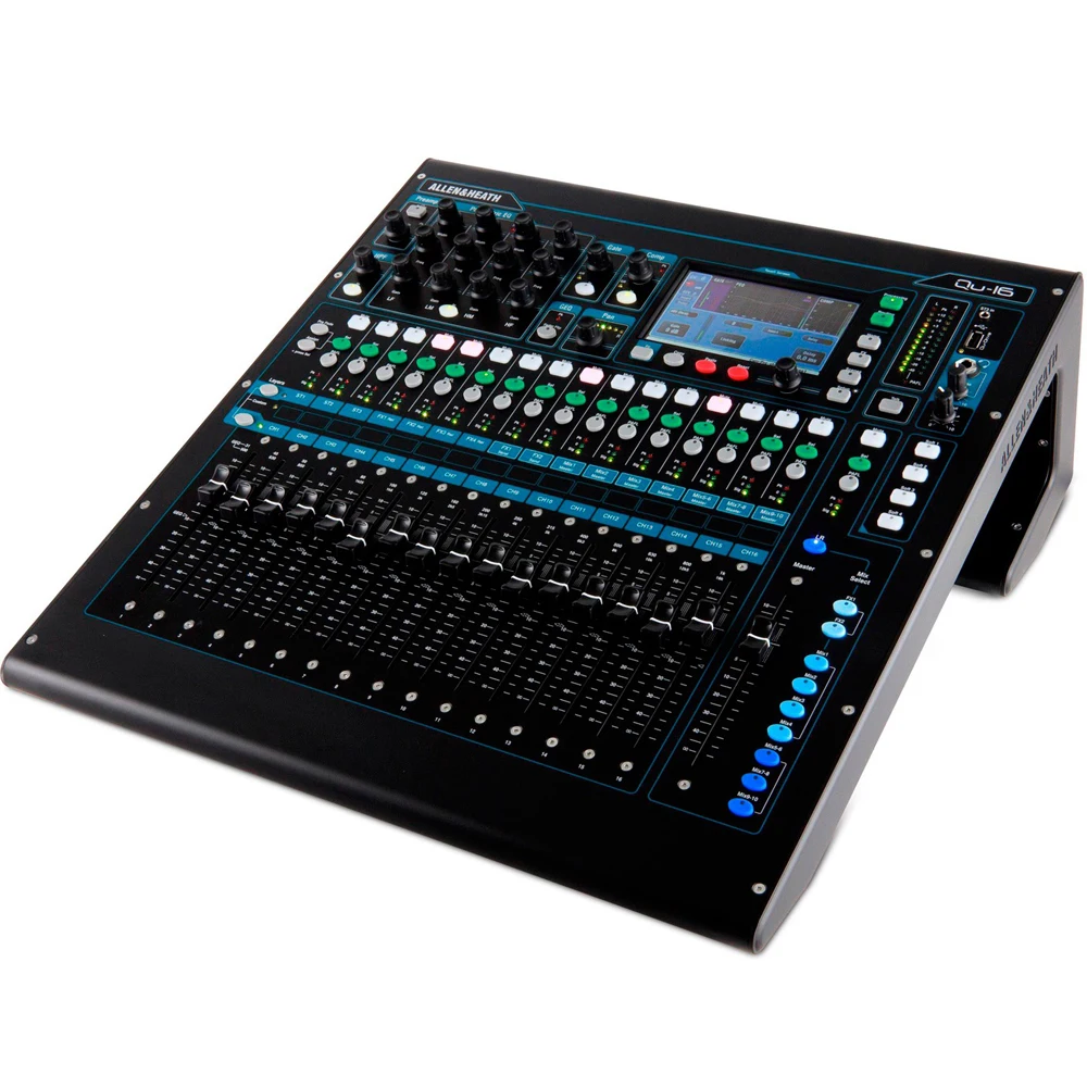 Allen &amp Heath Qu-16 16 Channels Digital Audio Mixer Chrome Edition Professional DJ Mixing Console For System | Электроника