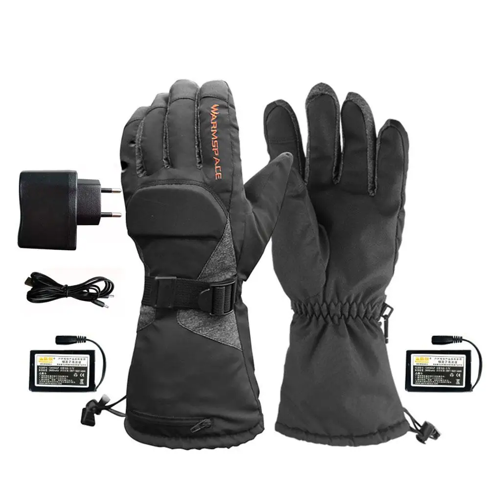 

Motorcycle Heated Gloves 3.7V/3600mAh Lithium Battery Waterproof Warm Keeping Thermal Gloves For Outdoor Sports Skiing Riding