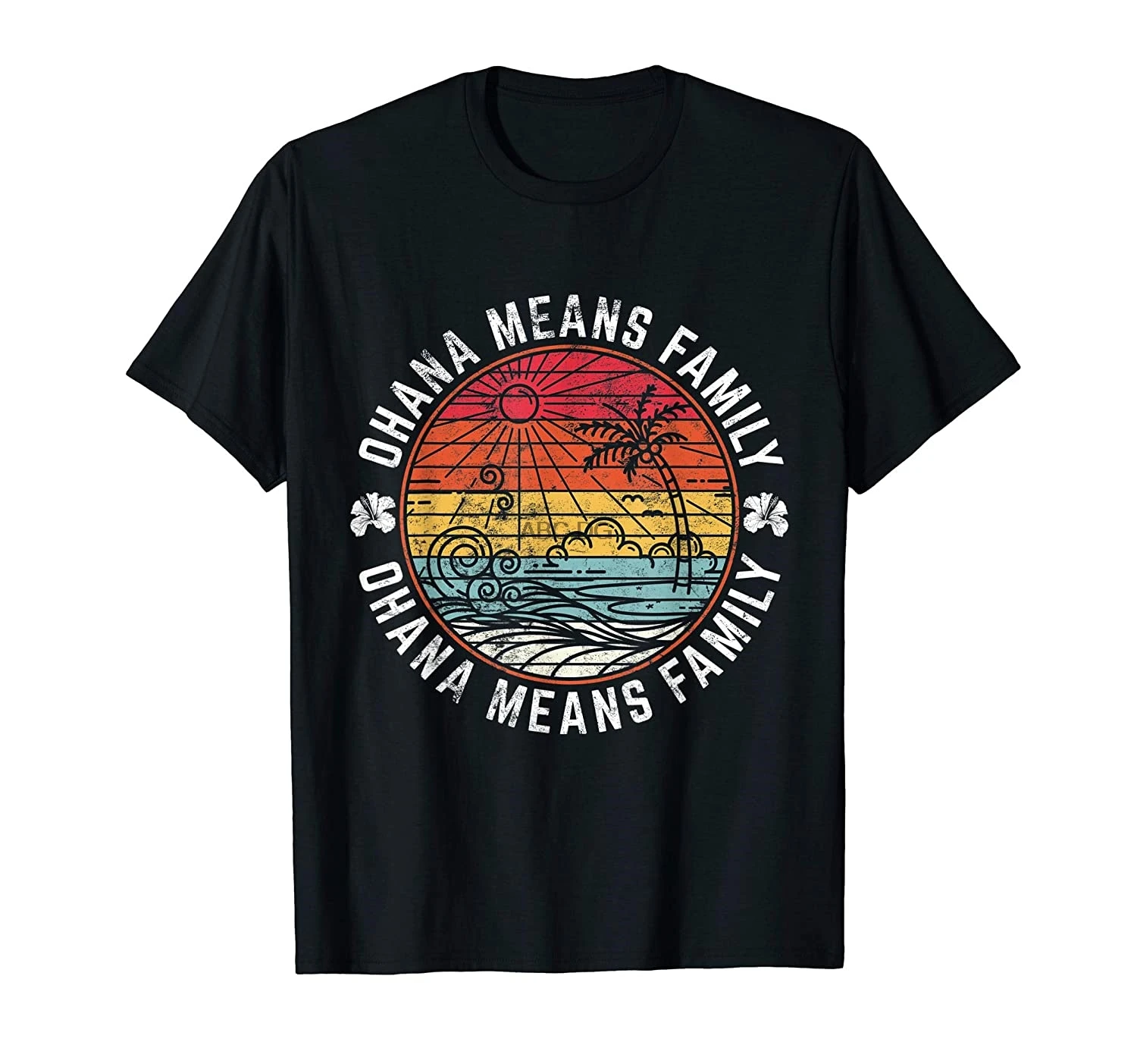 Ohana Hawaiian Gift For Men Women Family Love Hawaii Summer T-Shirt |