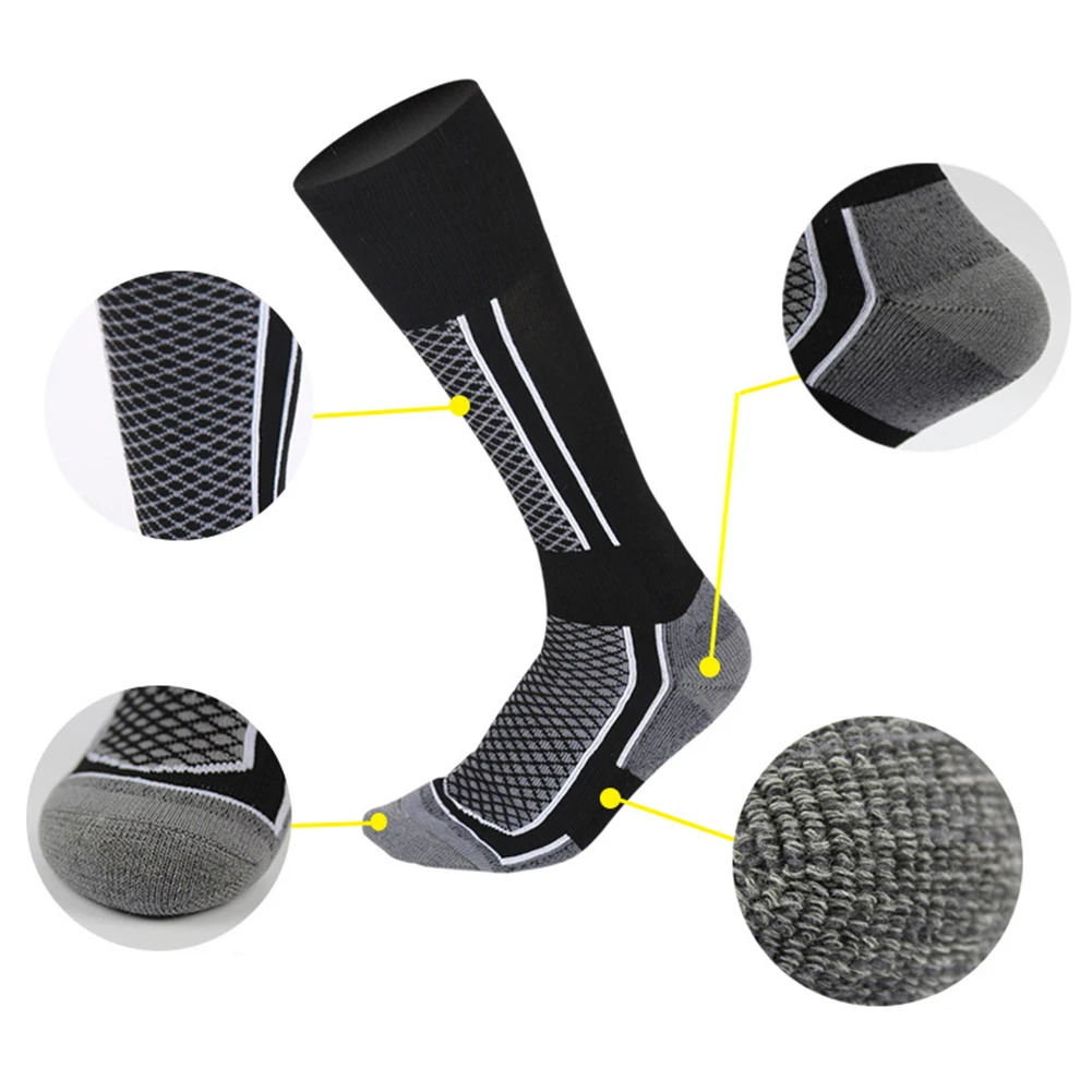 1 Пара лыжные Носки толстый хлопок Спорт сноуборд Лыжный Футбол Для мужчин женщин