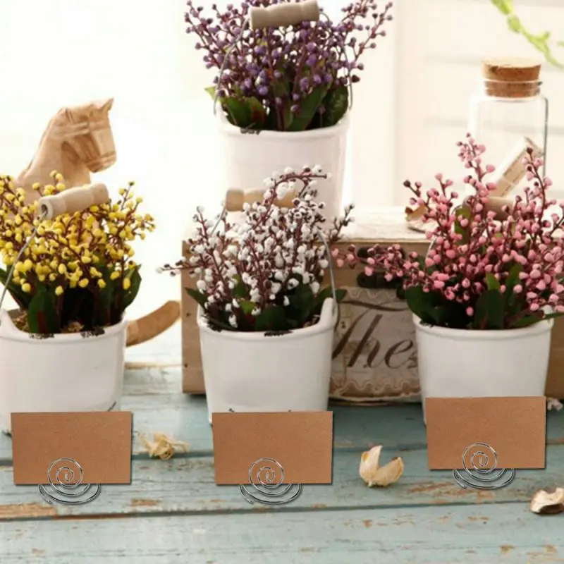 10 упаковок креативного кованого железа визитница металлические поделки папка