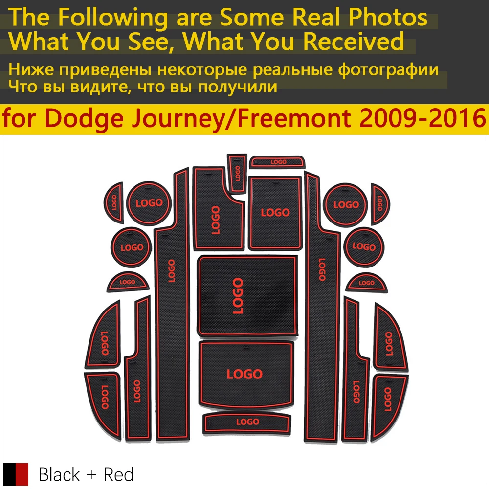 Противоскользящие резиновые чашки подушки двери паз коврик для Dodge Journey JC Fiat Freemont SRT R/T 2009~ Аксессуары коврик для телефона