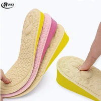 women height increase insoles inserts care foot pads comfortable breathable sweat absorption sports insole taller insole pad