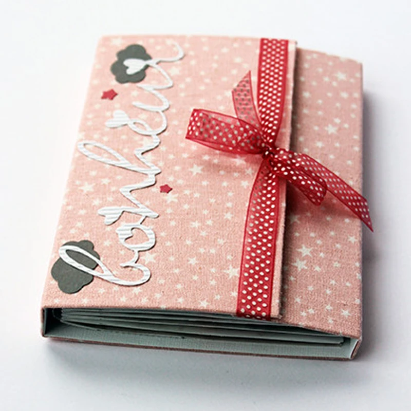 Французское слово металлические режущие штампы для скрапбукинга и открыток