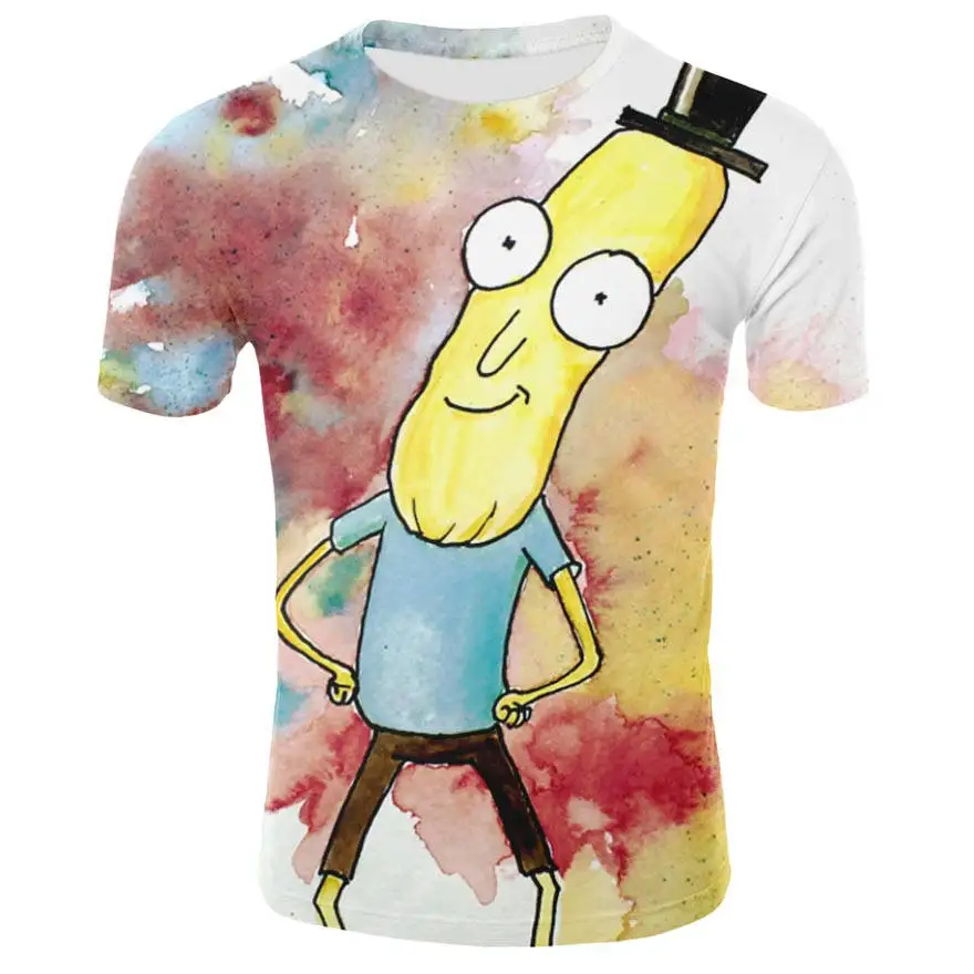 Мужская футболка лето 2020 забавная смешной Губка Боб 3D Печатные шорты рукава