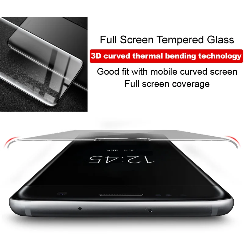 IMAK 3D Curved Full Cover Tempered Glass For Huawei Mate 30 Pro Anti-Explosion Screen Protector Flim 30pro | Мобильные телефоны и
