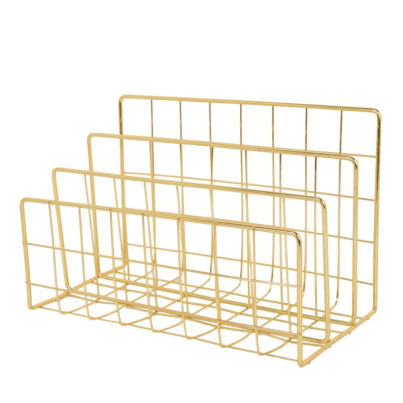 

Ins Book Holder Desktop Bookcase Book Stand Storage Rack Iron Bookend Student Bookshelf Home Accessories