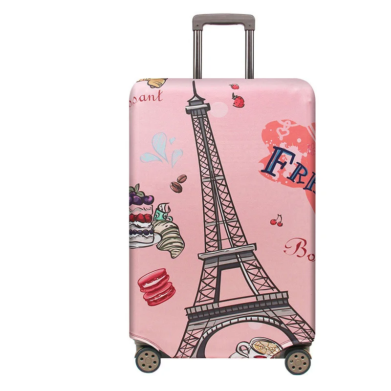 Suitcase Cover K Чехол для багажа в радужную полоску, защитный чехол для багажа, защитный чехол, чехол на колесиках, аксессуары для путешествий 264 - Цвет: Suitcase Cover K