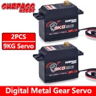 Цифровой сервопривод SURPASS Hobby, 2 шт., S0900M, 9 кг, металлическая шестерня, сервопривод для радиоуправляемого автомобиля 18 110, вертолета, лодки, воздуховода, самолета, робота на радиоуправлении