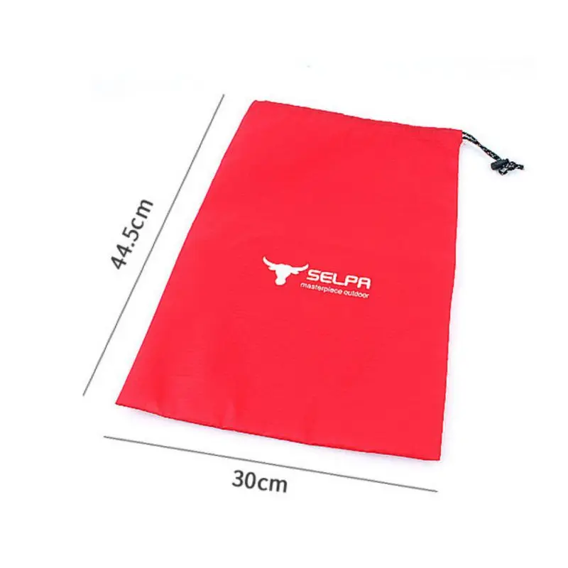 Портативная сумка для хранения на шнурке прочный водонепроницаемый красный