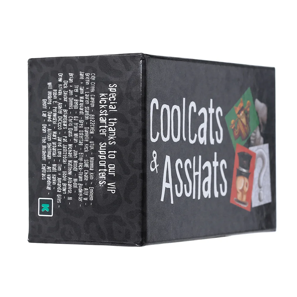 Карточная игра CoolCats & AssHats крутые кошки настольная для друзей|Карточные игры| |