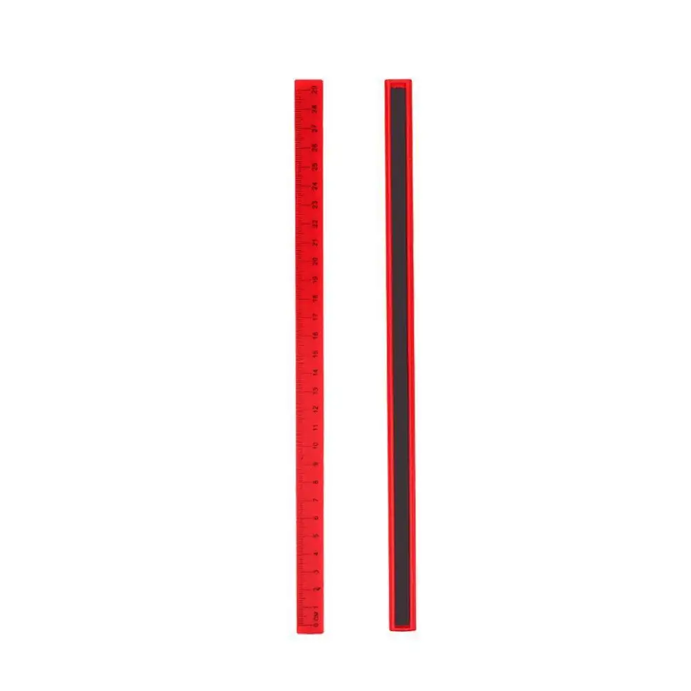 

1PC Whiteboard Blackboard Measuring Magnetic Ruler Appliances Drawing Straightedge Educational And Tools Office F6B4