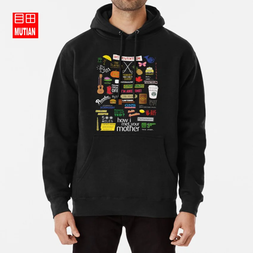Толстовки How I Met Your худи для матерей как я встретил вашу маму himym Барни потрясающие
