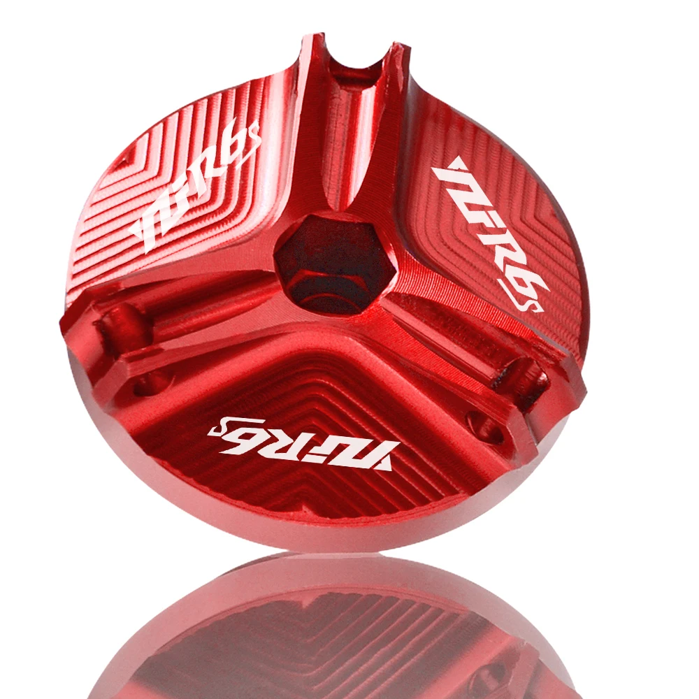 Motorcycle Engine Oil Filler Cap Drain Sump Plug Bolt Cover Screw For Yamaha YZF-R6S YZF R6S YZFR6S 2006-2010 2009 2008 2007 | Автомобили