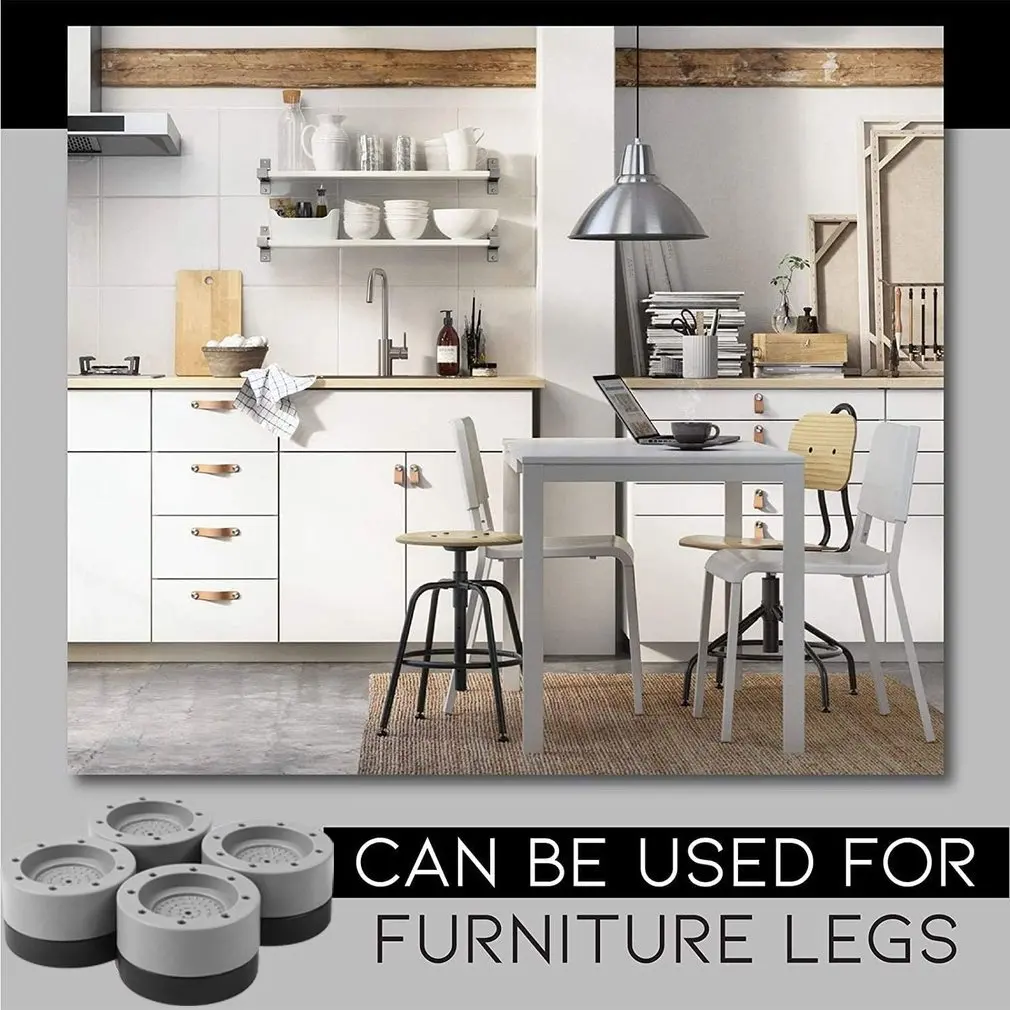 

Washing Machine Feet Shockproof Noise Reduction Anti-skid Increase Washing Machine Feet Holder Refrigerator Base