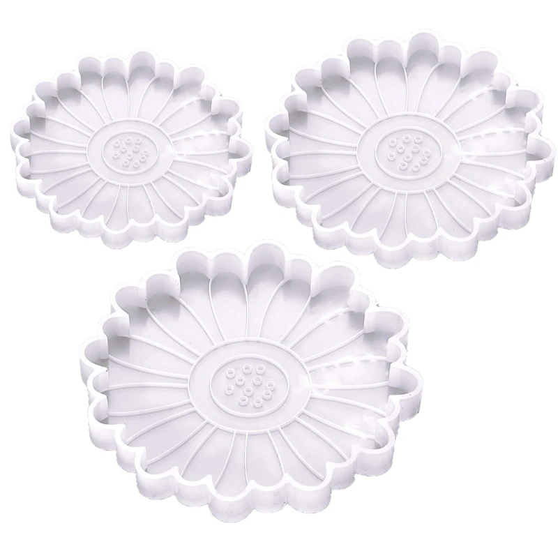 

Daisy Flower Coaster Epoxy Resin Mold Cup Mat Pad Silicone Mould DIY Crafts Tool