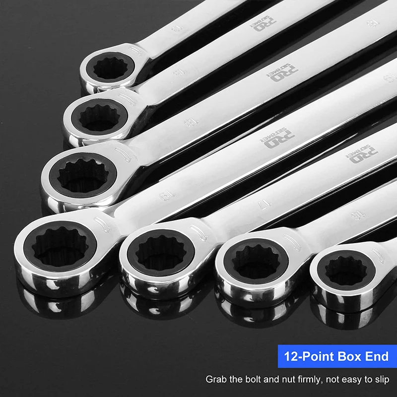 Многофункциональный инструмент 14 шт. набор Трещоточный ключ 6-19 мм