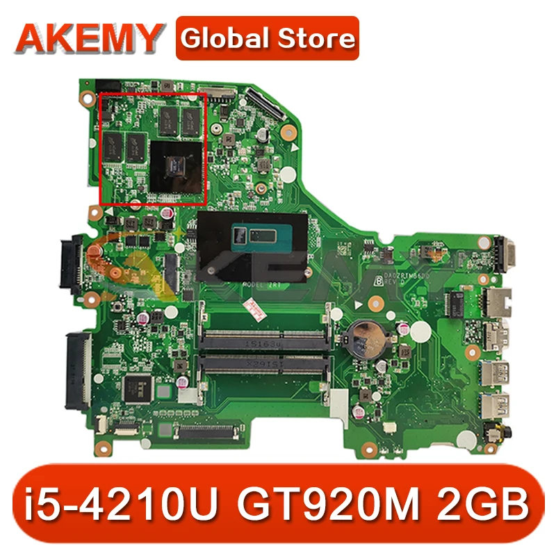

DA0ZRTMB6D0 Mainboard For Acer E5-573 E5-573G Laptop Motherboard NBMVM11003 CPU i5-4210U GPU GT920M 2GB DDR3L 100% Fully Tested