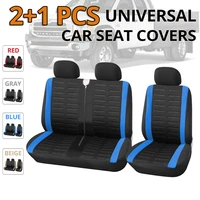 12 blue seat covers car seat cover for transportervanuniversal for 21 car seatertruck interiorfor renault master 3 seater