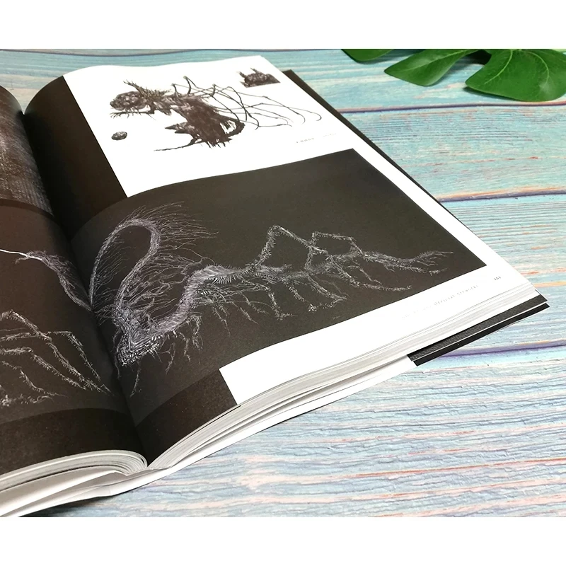 Новая японская художественная иллюстрация кровавого продыхания Оригинальная