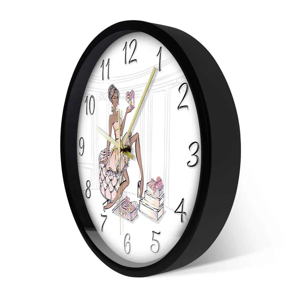 Модные женские туфли на высоком каблуке декорация настенные часы Tide Shop Boutique