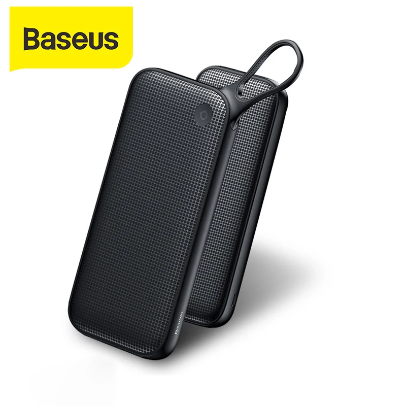 Baseus 20000mAh Power Bank PD QC3.0 быстрое зарядное устройство 2 USB Type C Быстрая зарядка
