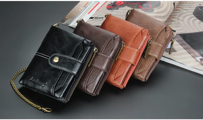 

Новинка 2021, мужские кошельки, Короткий держатель для карт, кошелек для монет, мужской кошелек на молнии, роскошный брендовый мужской кошелек...