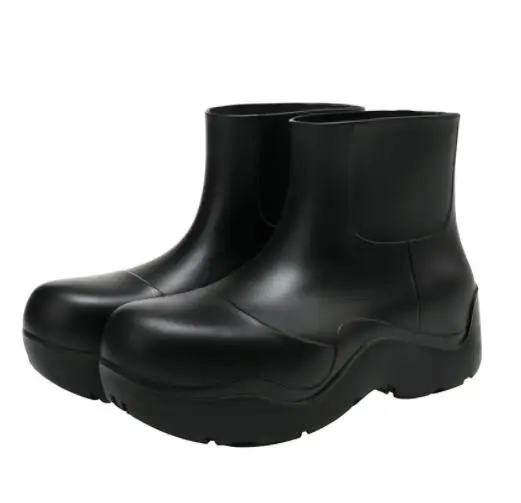 Новинка 2021 роскошные женские резиновые непромокаемые ботильоны для прогулок