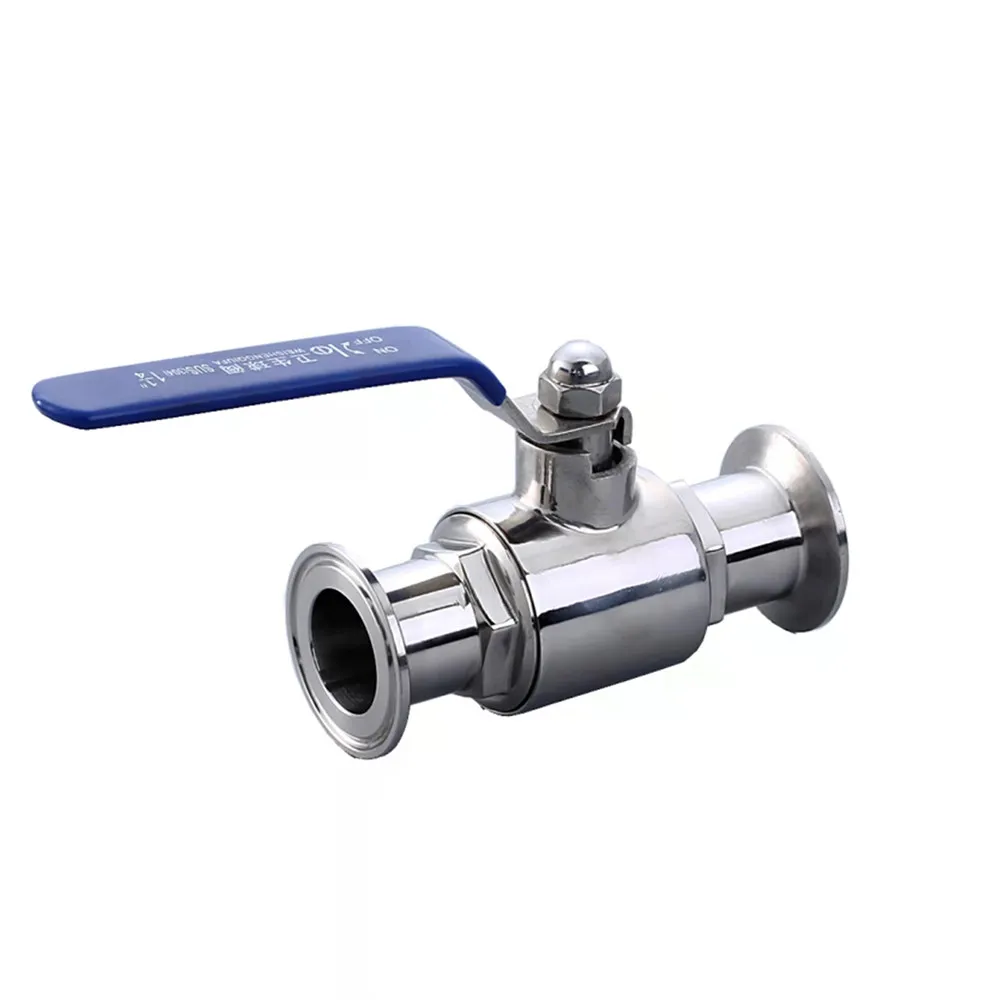 

1.5" 2" 2.5" Tri Clamp Ferrule OD 25mm 50.5mm 64mm 304 Stainless Steel Sanitary Ball Valve For Homebrew Diary