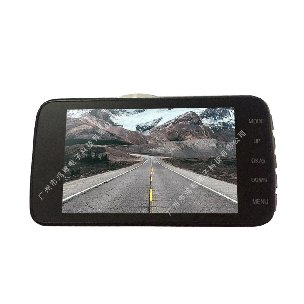 4 дюйма Двойной объектив Камера HD 1080P автомобиль DVR видеорегистратор Регистраторы