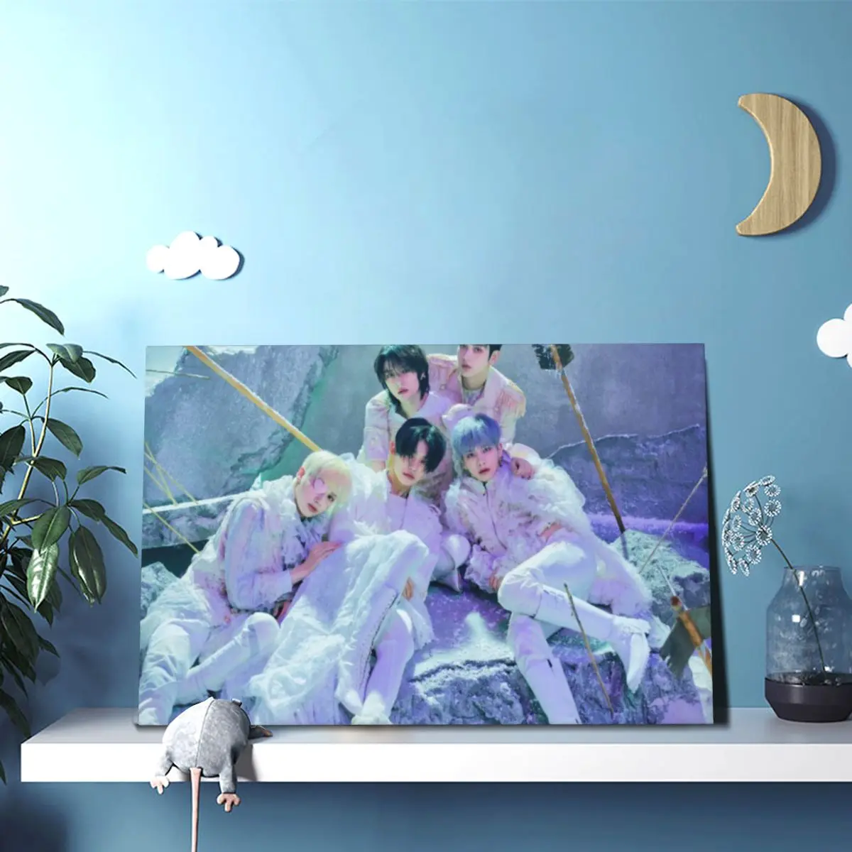 

Txt 3179 аниме плакат домашний Декор Картина настенное искусство Спальня Декор Genshin Impack Kawaii комната декор настенные постеры