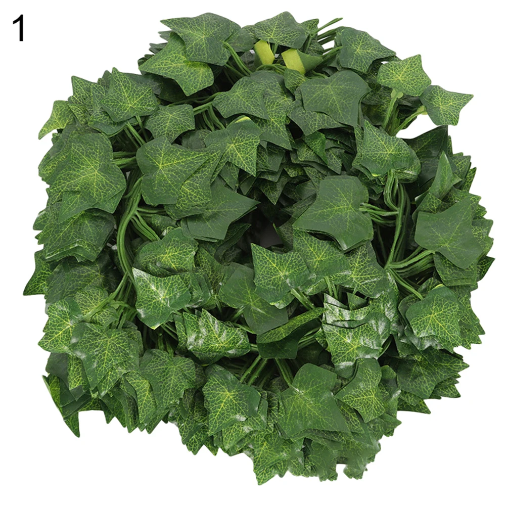 Искусственная Виноградная лоза подвесная гирлянда из искусственных листьев