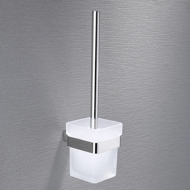 

New simple bathroom toilet brush set 304 stainless steel toilet toilet brush cleaning brush bathroom hardware pendant