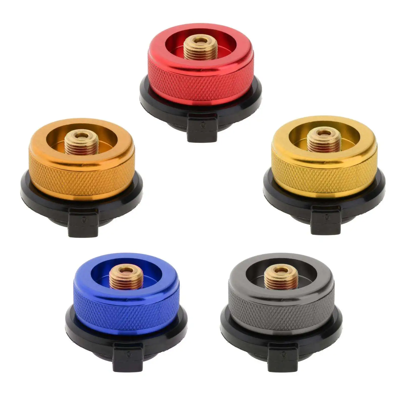 

Outdoor Camping Hiking Stove Burner Adaptor Split Type Furnace Converter Connector Auto-off Gas Cartridge Tank Cylinder Adapter