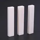 Новинка 3 шт. костяная гитара без рисунка задняя бежевая гайка 52x6x10 мм для классической электрической акустической гитары Запчасти Аксессуары