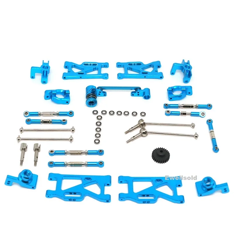 WLtoys 144002 124017 124018 124019 144001 Радиоуправляемый автомобиль обновленный металлический