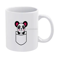 cute panda cartoon in coffee mugs porcelain mug cafe tea milk cups drinkware mugs for fathers day gifts panda pandas breast cart