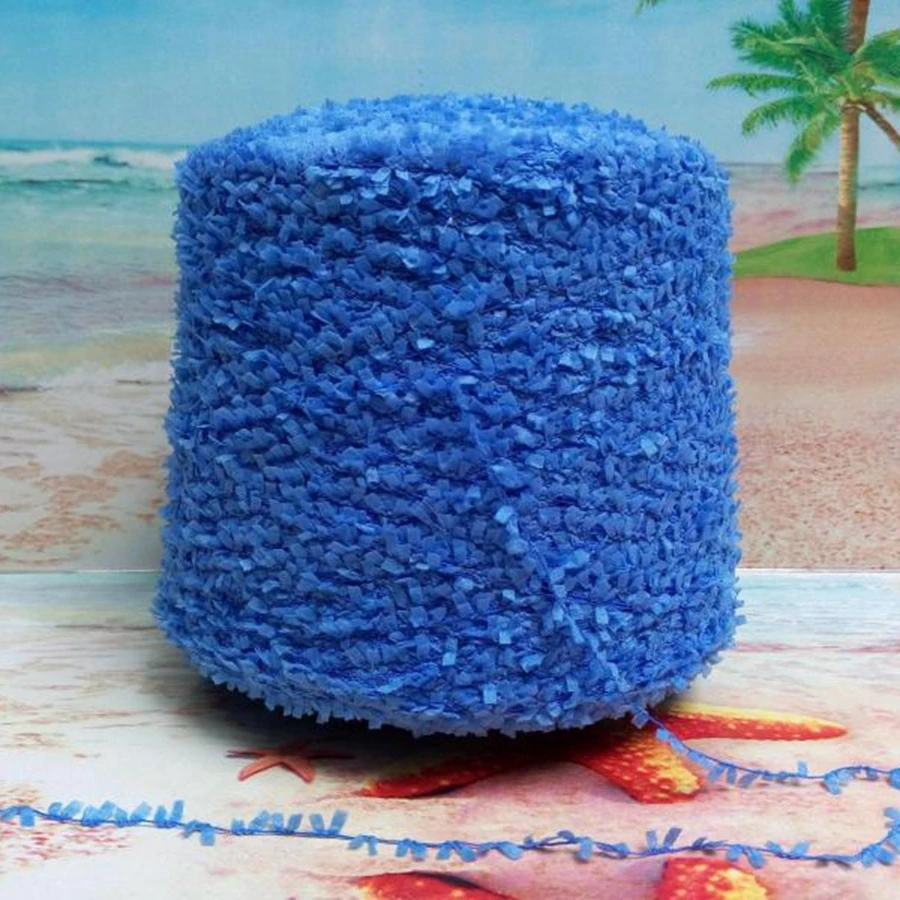 50 г цветная полиэфирная акриловая Смешанная перьевая пряжа ручная вязка модная