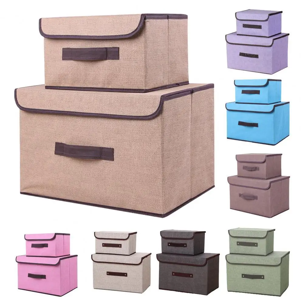 

Clothes Box Large Capacity Dust-proof Non-woven Fabric Anti-deform Clothing Organizer Box for Home Storage Boxes Organization