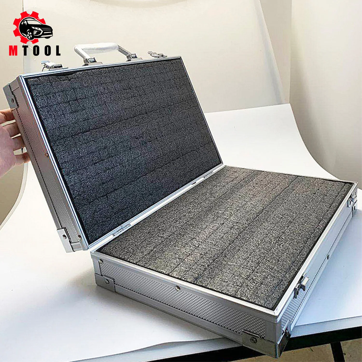 

Tool Box Aluminum Tool Case Suitcase File Box Impact resistant Protection Equipment Camera Box Instrument Case With Pre-Cut foam